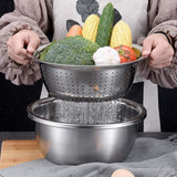 【Christmas Special 50%OFF】Multifunctional stainless steel basin