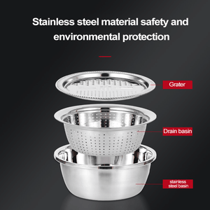 【Christmas Special 50%OFF】Multifunctional stainless steel basin