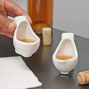 Novelties Party Ceramic Wine Glasses (Set of 2)